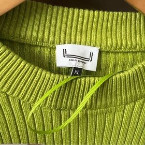 adolfo dominguez green sweater